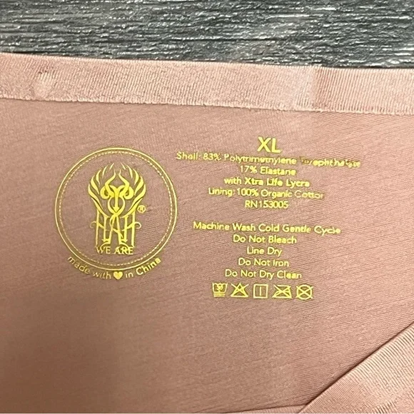 NWT Free People x WE ARE HAH Hipster Boyshort Panties XL Copper Rose X-Large - Picture 9 of 13